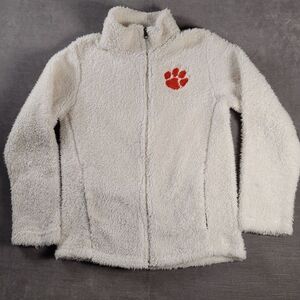 Clemson Tigers Sherpa Mock Neck Full Zip With Jacket Womens Size‎ Small
